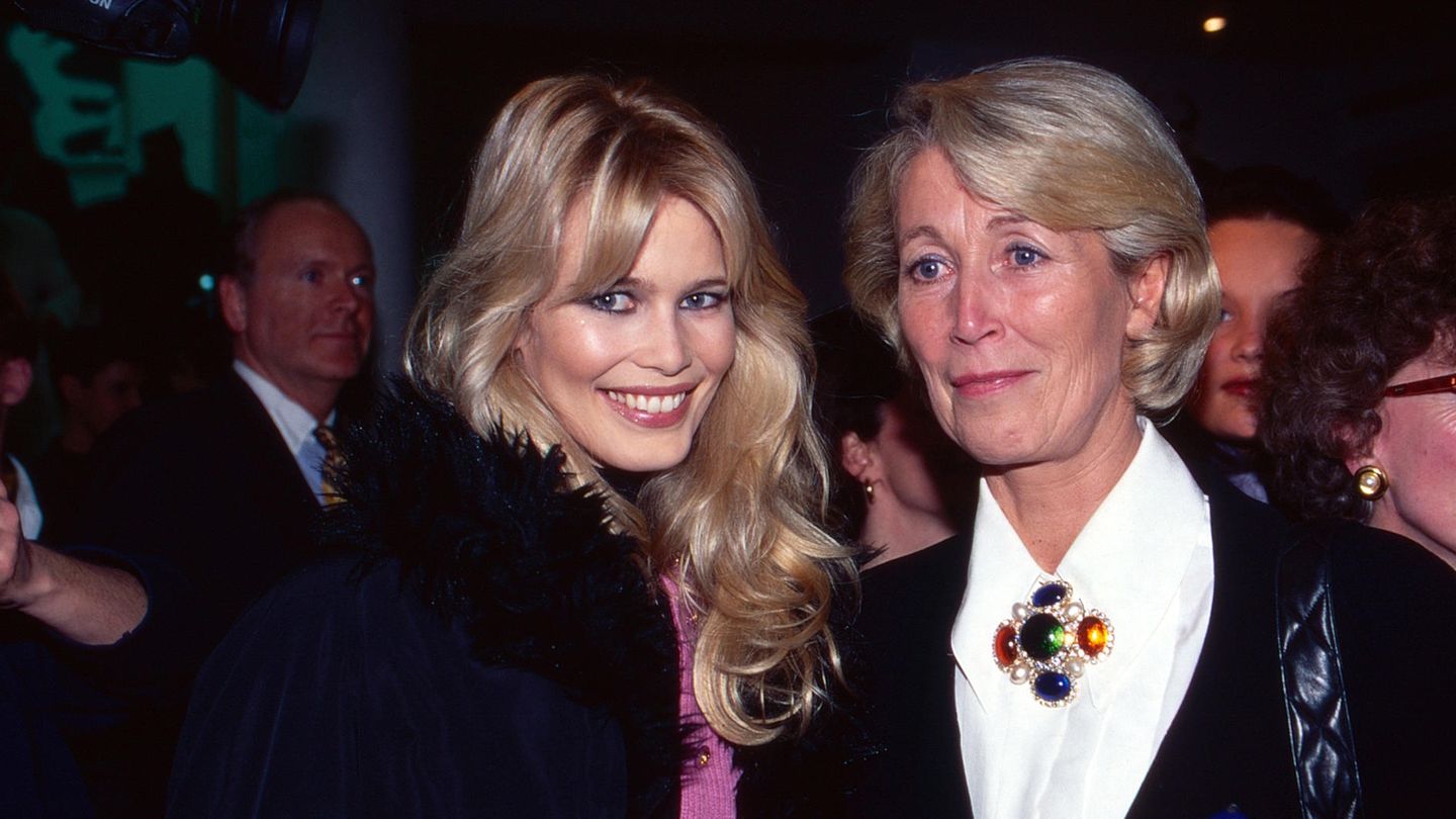 Claudia Schiffer und ihre Mutter Gudrun Claudia Schiffer und ihre Mutter Gudrun