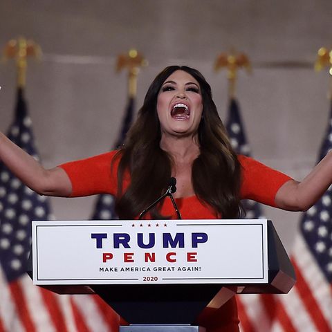 Kimberly Guilfoyle bei ihrer Rede auf dem Parteitag der Republikaner