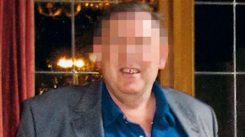 Verpixeltes Bild des Täters