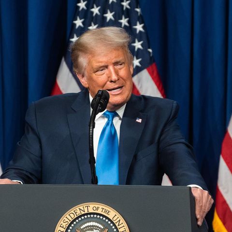 US-Präsident Donald Trump auf dem Parteitag der Republikaner