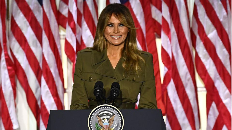 Die First Lady der USA: Melania Trump wirbt für ihren Eheman Donald Die First Lady der USA: Melania Trump wirbt für ihren Eheman Donald