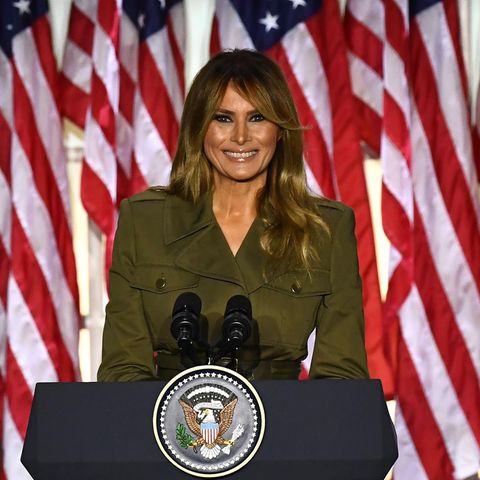 Die First Lady der USA: Melania Trump wirbt für ihren Eheman Donald