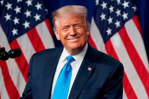 US-Präsident Donald Trump auf dem Parteitag der Republikaner in Charlotte, North Carolina