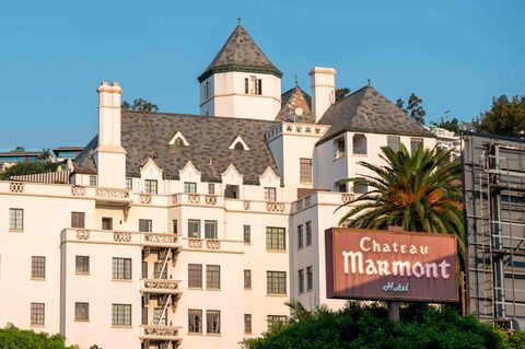 Bild 1 von 7 der Fotostrecke zum Klicken:  Architektonische Ikone am Sunset Strip: das fast 90 Jahre alte Hotel Chateau Marmont