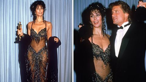 Cher sorgte 1988 bei den Oscars mit ihrem freizügigen Kleid für Aufregung