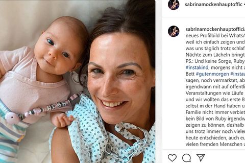 Sabrina Mockenhaupt und ihre Tochter Ruby