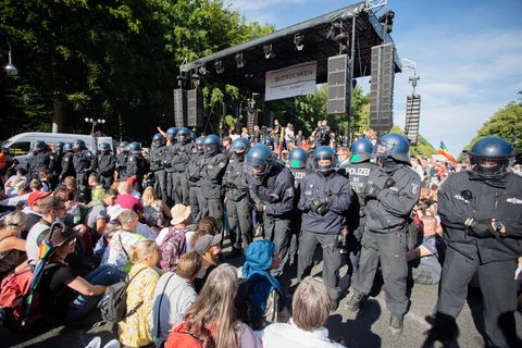 Wie schon am 1. August wollen die Gegner der Corona-Maßnahmen auch kommendes Wochenende wieder in Berlin demonstrieren