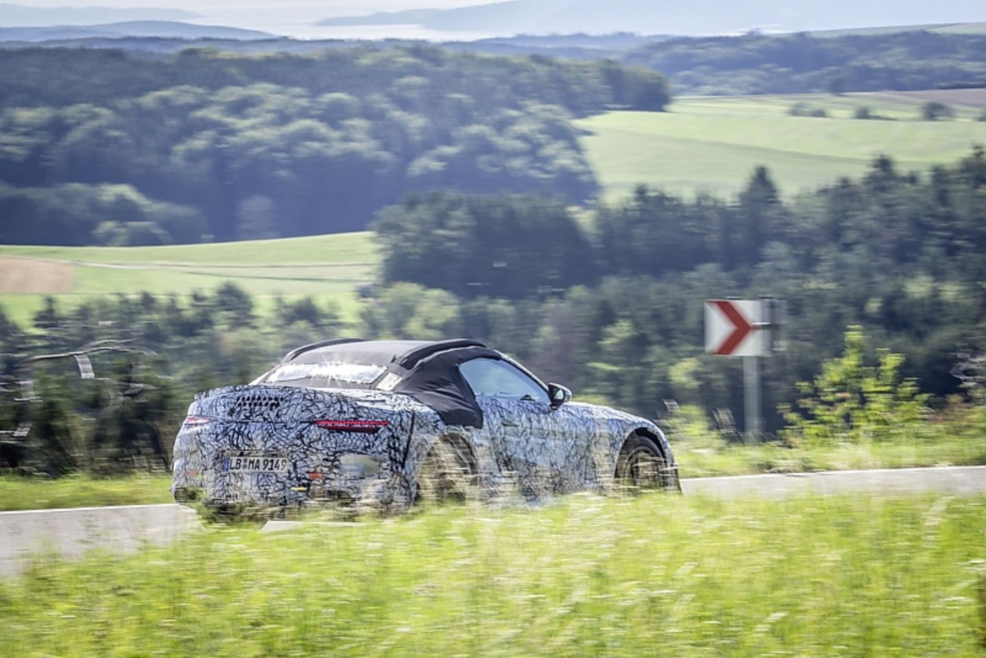 Erprobung Mercedes SL 2021