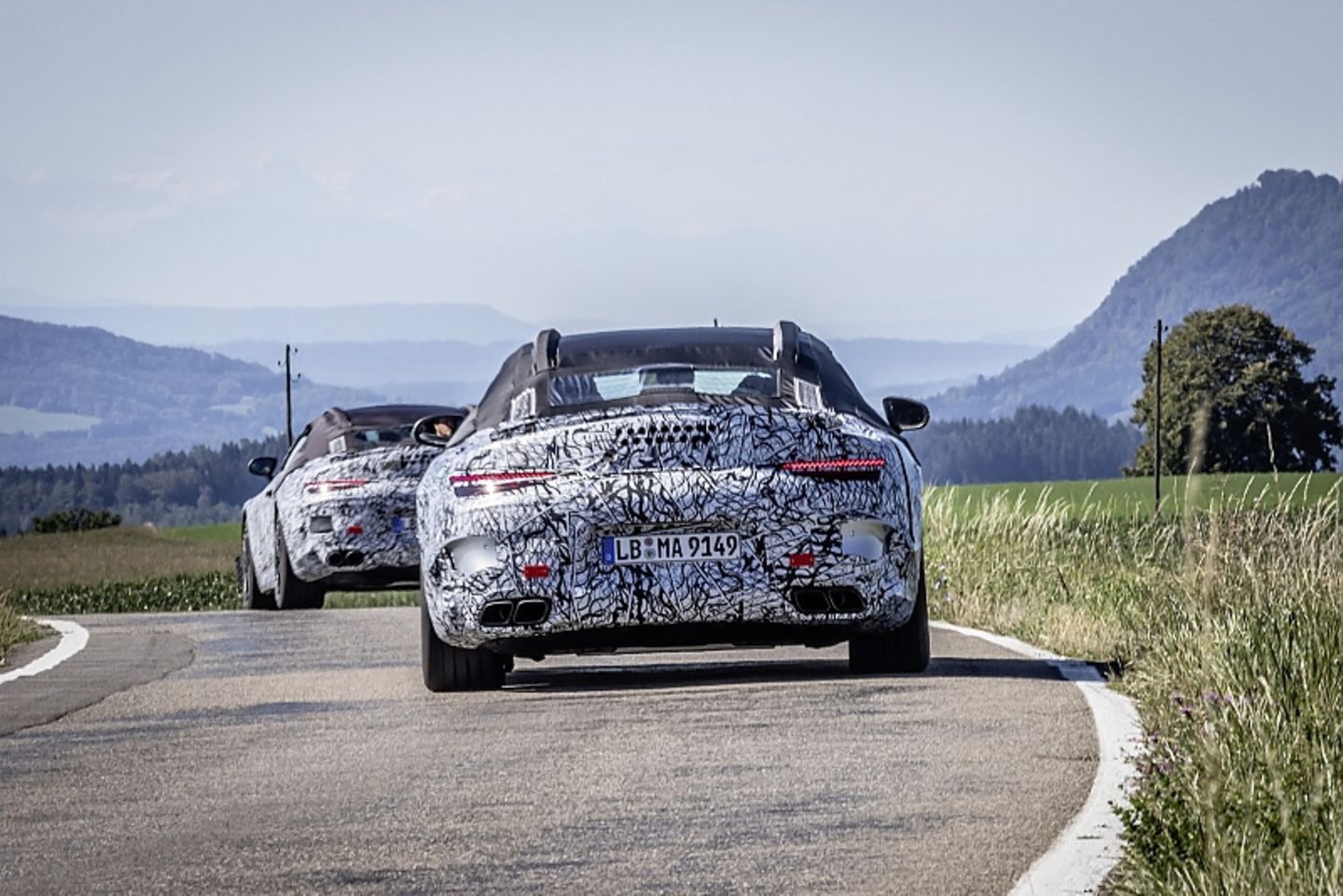 Erprobung Mercedes SL 2021