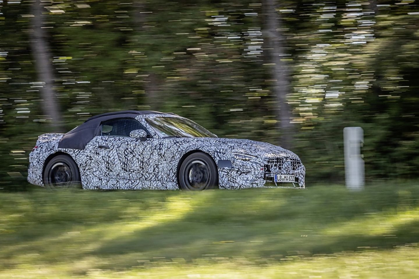 Erprobung Mercedes SL 2021