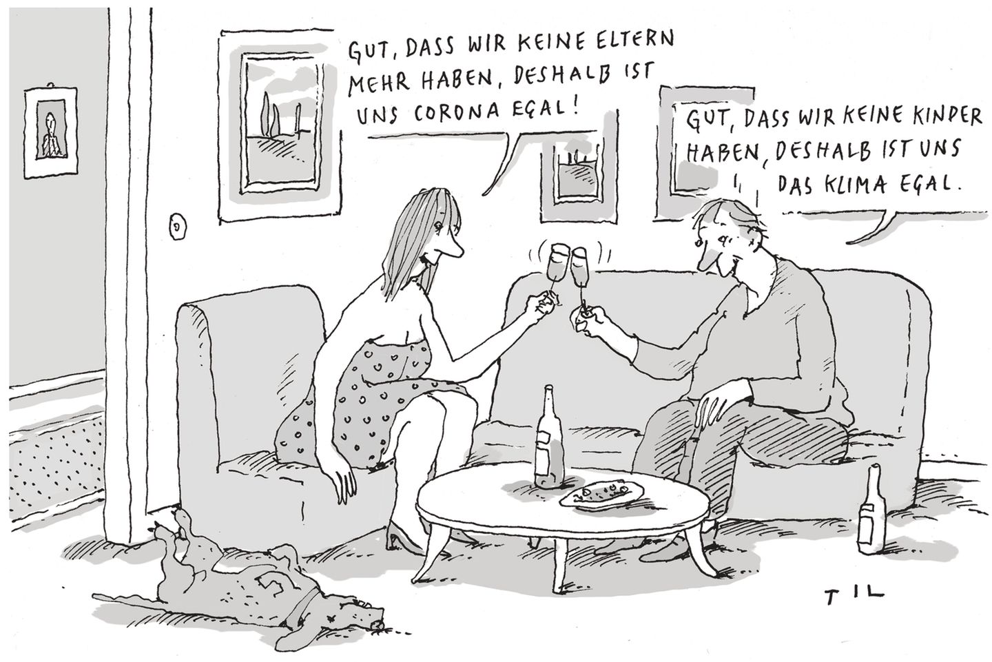 Til Mette: Cartoon der Woche
