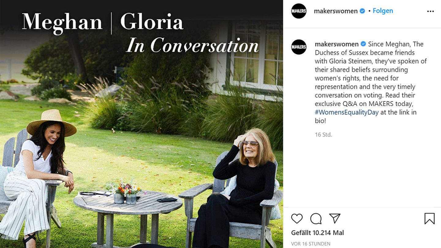 Meghan und Gloria Steinem