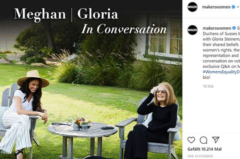 Meghan und Gloria Steinem