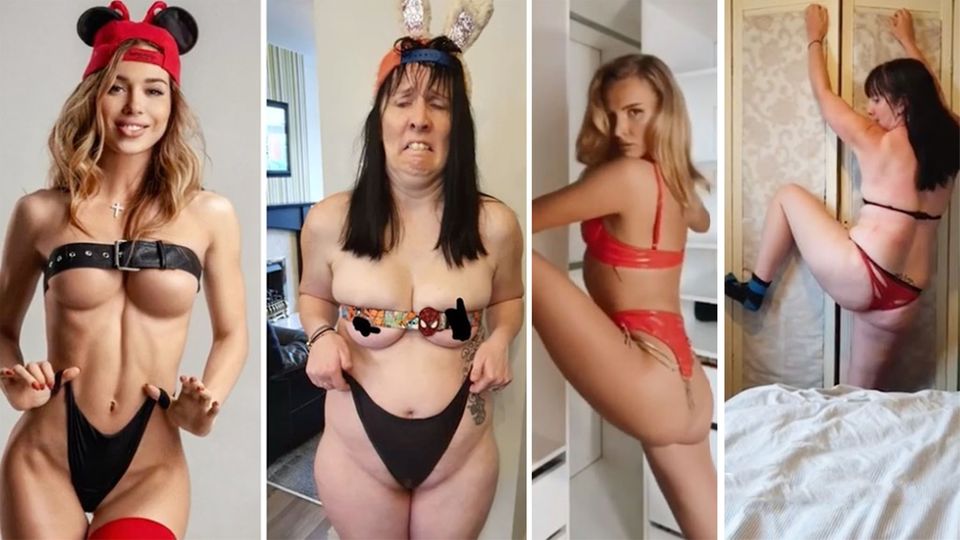 Mutter imitiert Influencerinnen und wird mit nackter Haut zum Hit