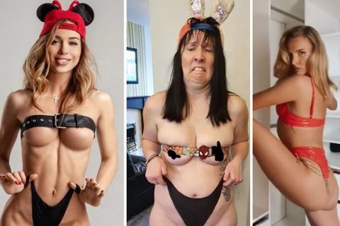 Mutter imitiert Influencerinnen und wird mit nackter Haut zum Hit