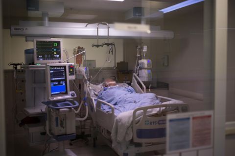 Corona-Patient auf Intensivstation