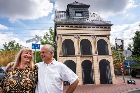 Alte Trafostation als Wohnhaus umgebaut