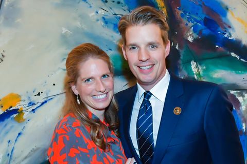 Auktionator Kilian von Seldeneck mit Ehefrau Alice