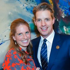 Auktionator Kilian von Seldeneck mit Ehefrau Alice