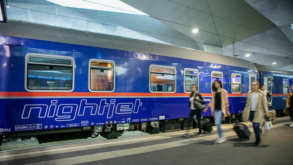 Im Moment Marktführer im Nachtreiseverkehr auf den Schienen: der Nightjet der ÖBB