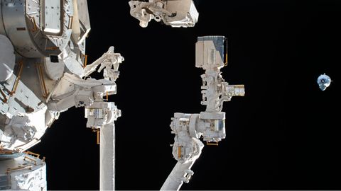 An der Außenseite der ISS: Bakterienklumpen überlebt drei Jahre im Weltall