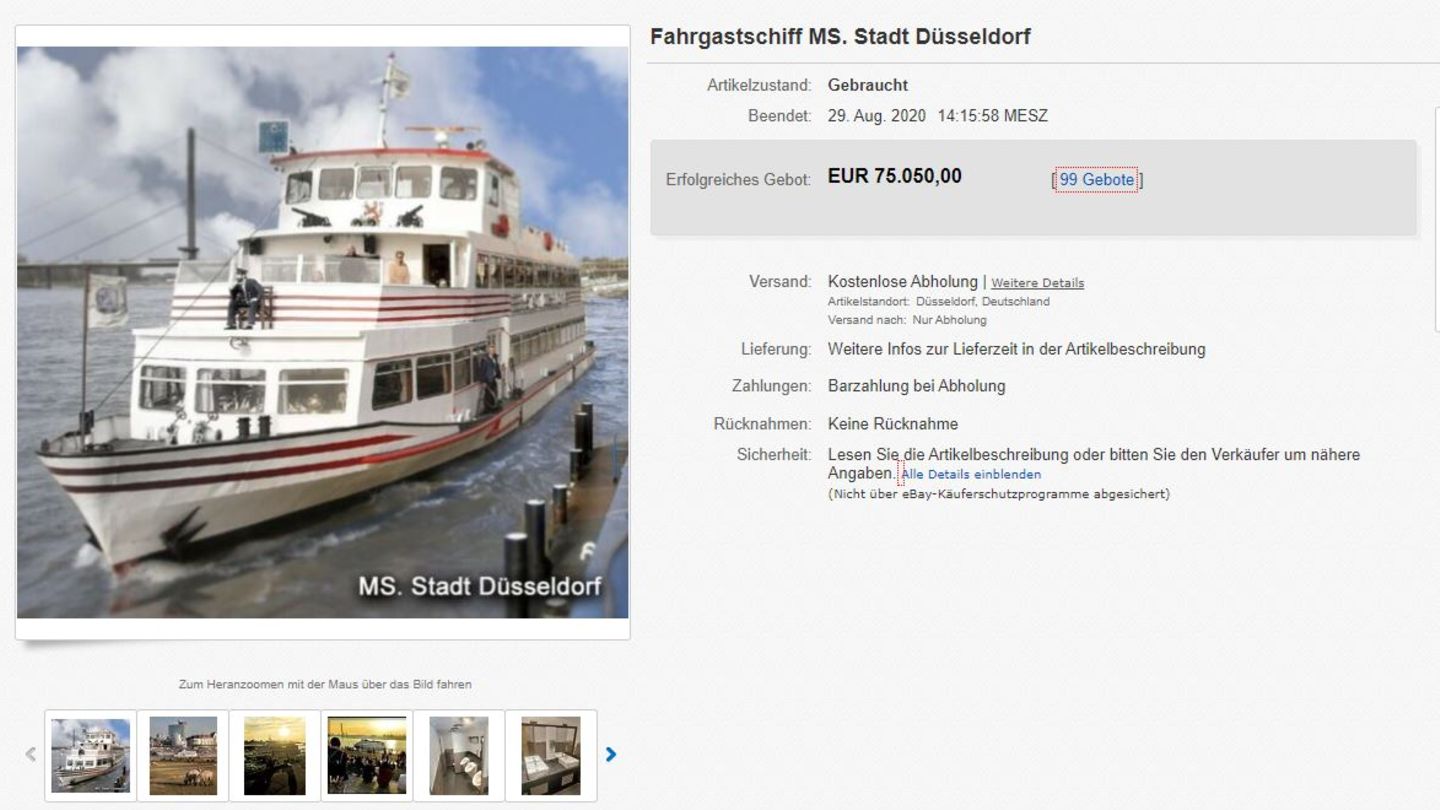 Ebay MS Stadt Düsseldorf