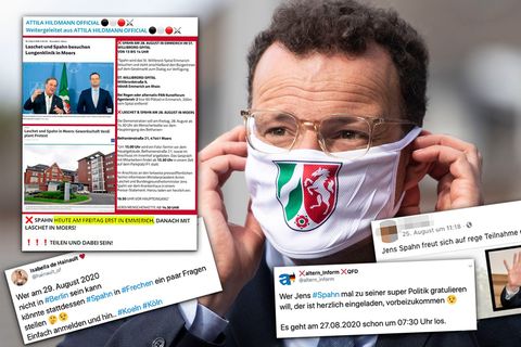 Nach Spuckattacke auf Spahn: Wie Rechte und Corona-Leugner seit Tagen den Gesundheitsminister verfolgen
