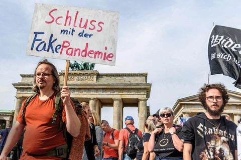Corona-Demo in Berlin