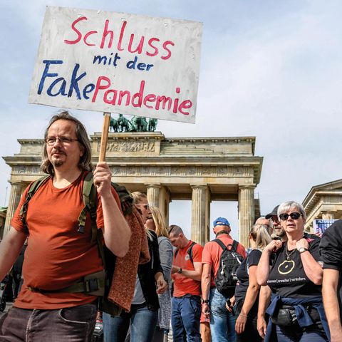 Corona-Demo in Berlin