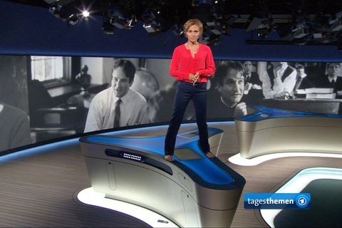 Caren Miosga stieg im TV aufs Pult