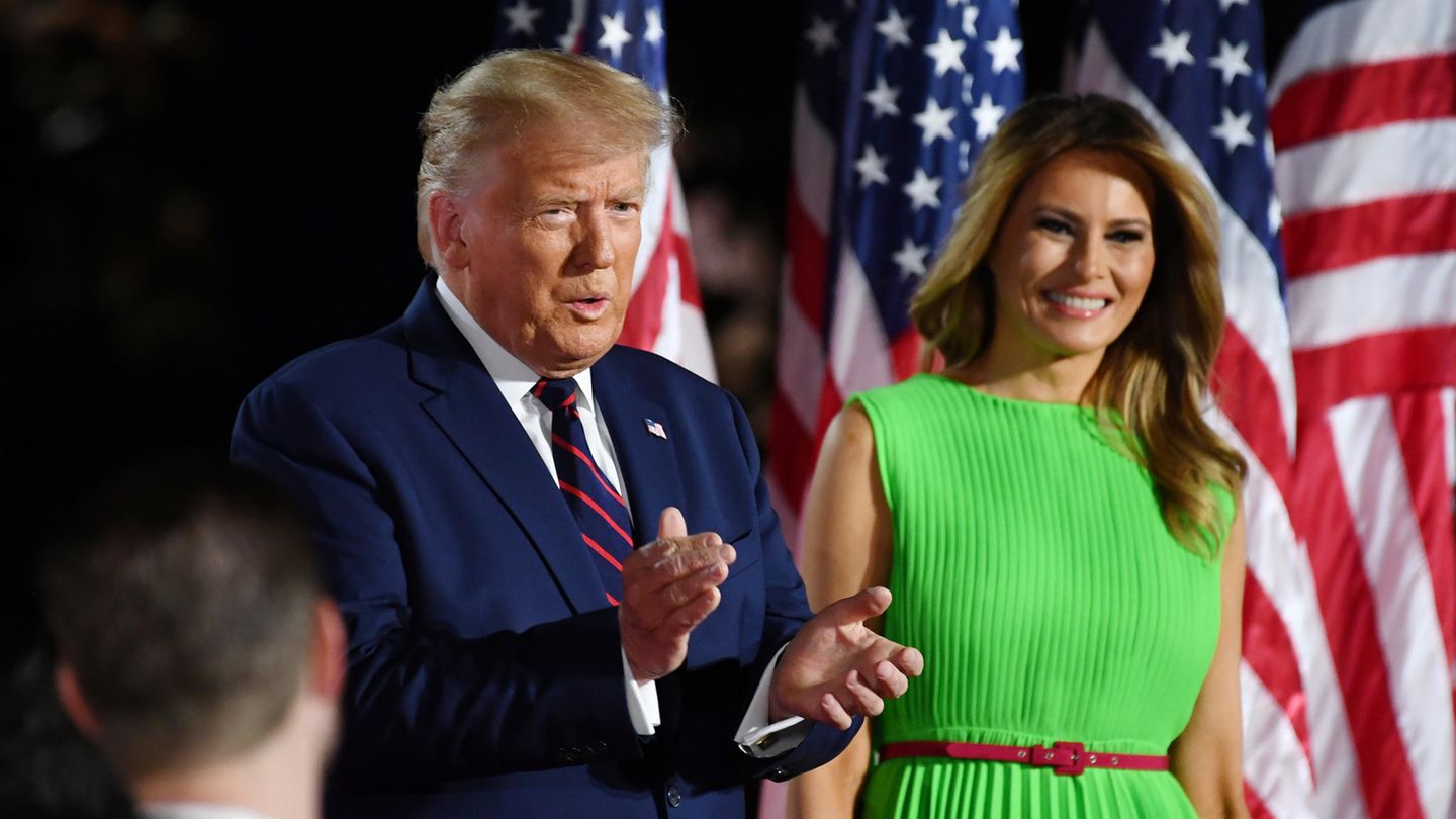 Melania Trump tritt nur selten an der Seite ihres Mannes auf Melania Trump tritt nur selten an der Seite ihres Mannes auf