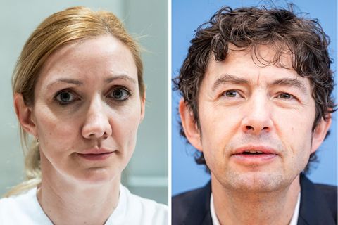 Sandra Ciesek und Christian Drosten