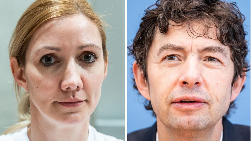 Sandra Ciesek und Christian Drosten