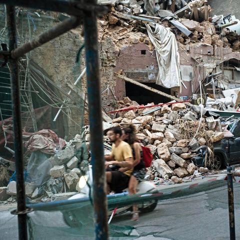 Trümmer in Beirut