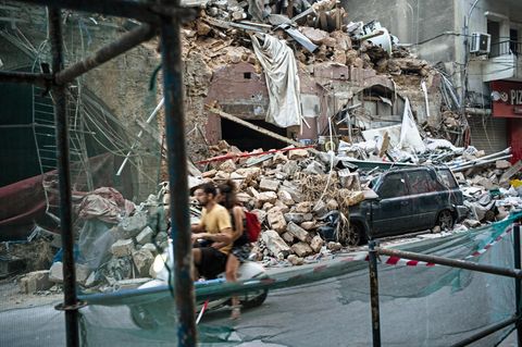 Trümmer in Beirut