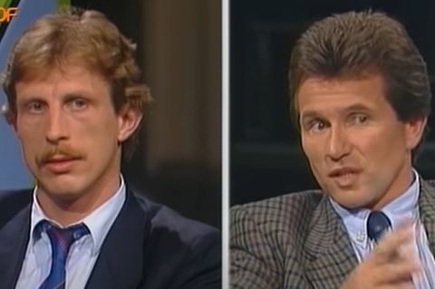Christoph Daum und Jupp Heynckes im "Aktuellen Sportstudio"