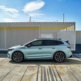 Der Skoda Enyaq iV ist 4,65 Meter lang