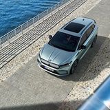 Die Höchstgeschwindigkeit beläuft sich beim Topmodell Skoda Enyaq vRS auf 180 km/h, der Rest muss sich mit 160 km/h begnügen