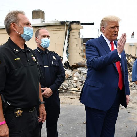 Donald Trump in Kenosha