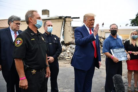 Donald Trump in Kenosha