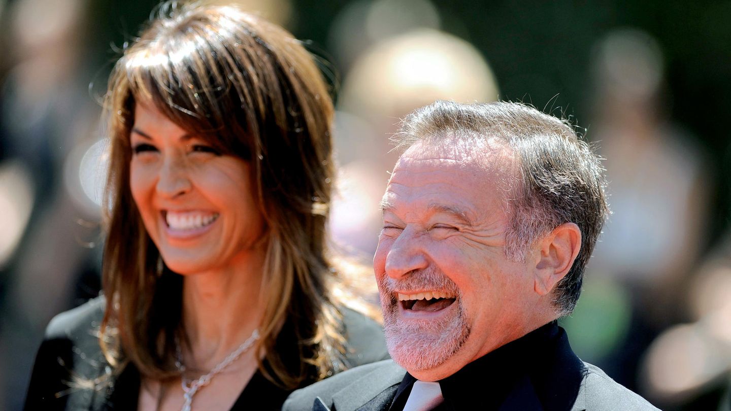 US-Schauspieler Robin Williams und Susan Schneider 2010 in Los Angeles