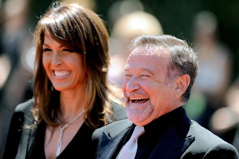 US-Schauspieler Robin Williams und Susan Schneider 2010 in Los Angeles