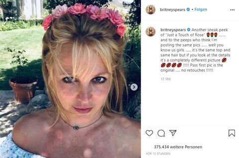 Britney Spears versucht ihre Fans zu beruhigen