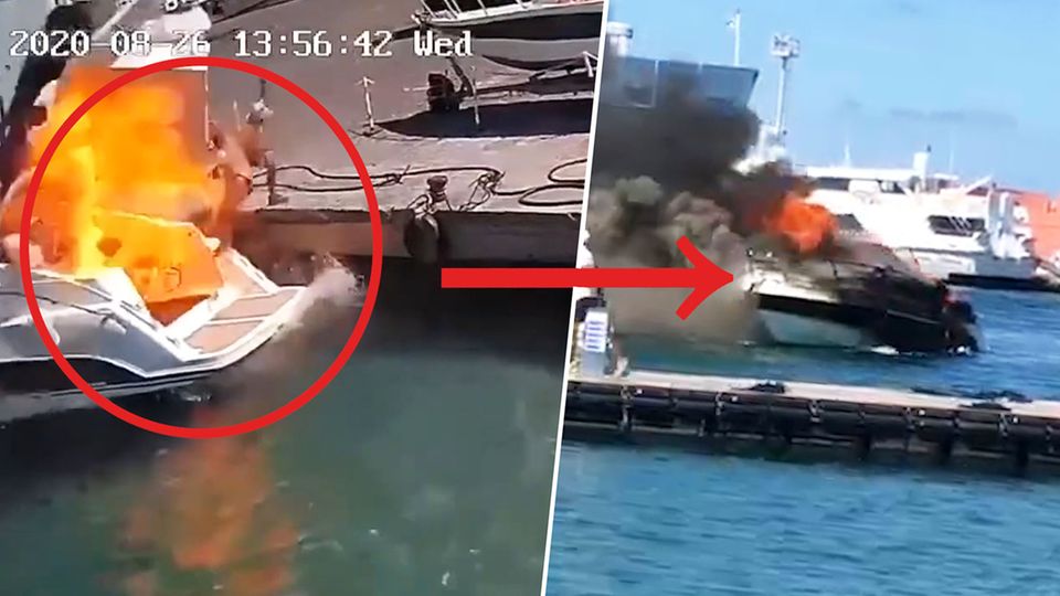 Italien: Yacht explodiert nach Tankvorgang