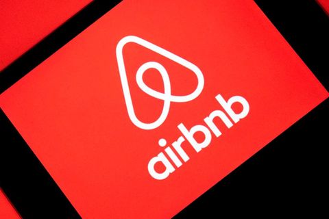 Das Logo der Sharing-Plattform Airbnb