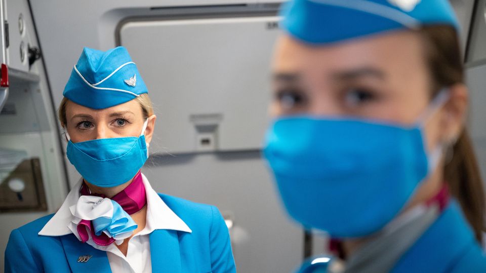 Fliegen an Bord von Eurowings in Zeiten der Pandemie