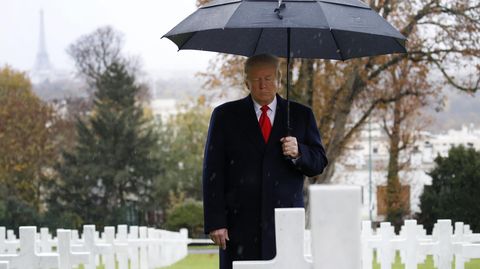 Donald Trump Friedhof Frankreich