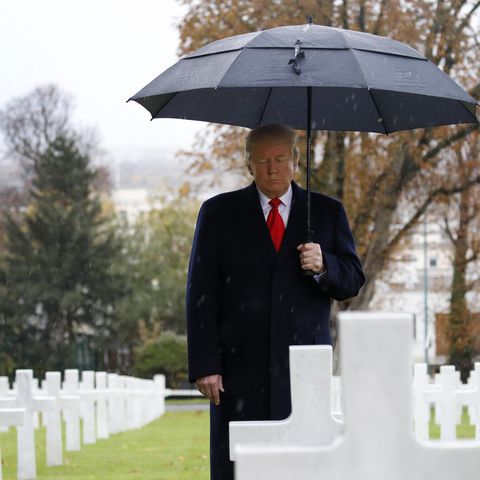 Donald Trump Friedhof Frankreich