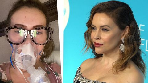 Schauspielerin Alyssa Milano kämpft seit April mit Corona-Symptomen