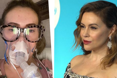 Schauspielerin Alyssa Milano kämpft seit April mit Corona-Symptomen